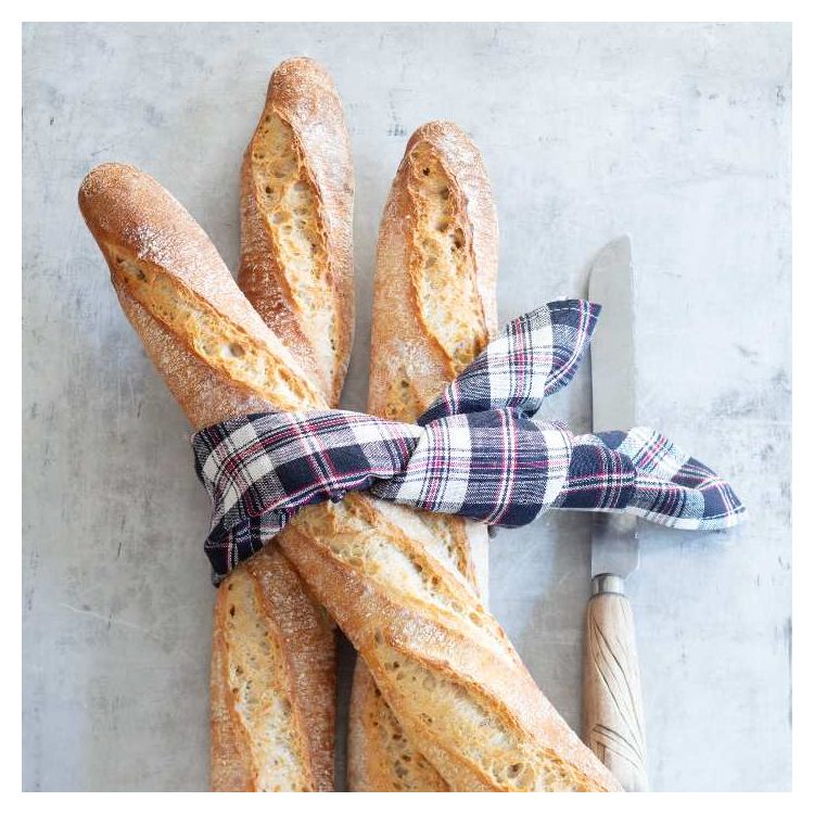 Baguette mit runden Enden (Poolish)
