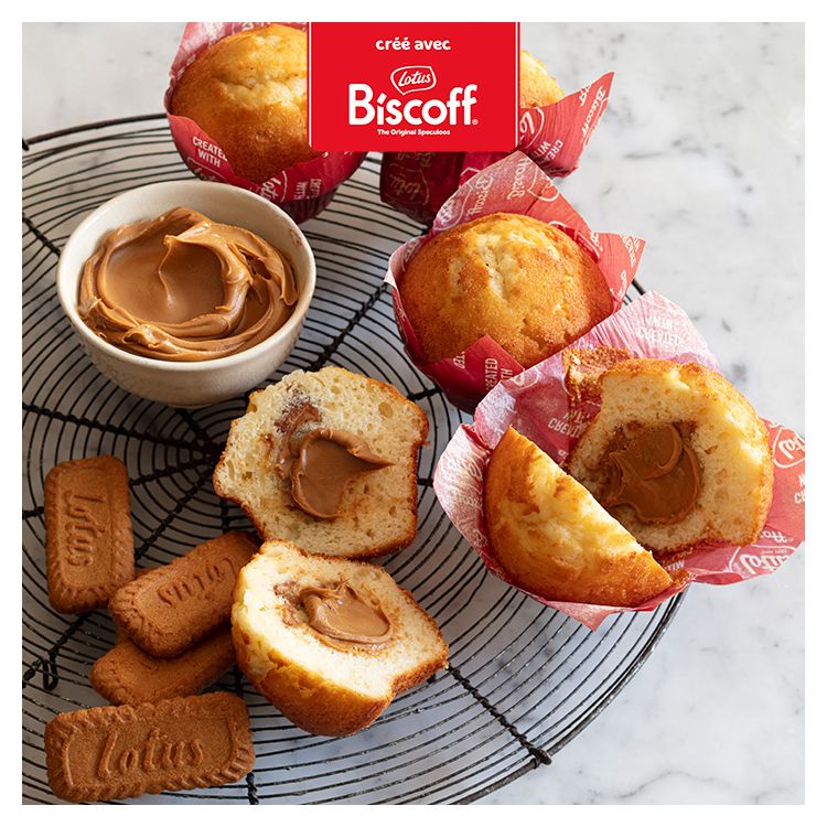 Muffin mit Lotus Biscoff® Füllung