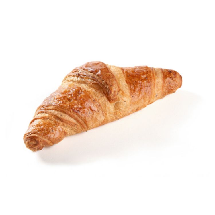Honey filled seeded croissant
