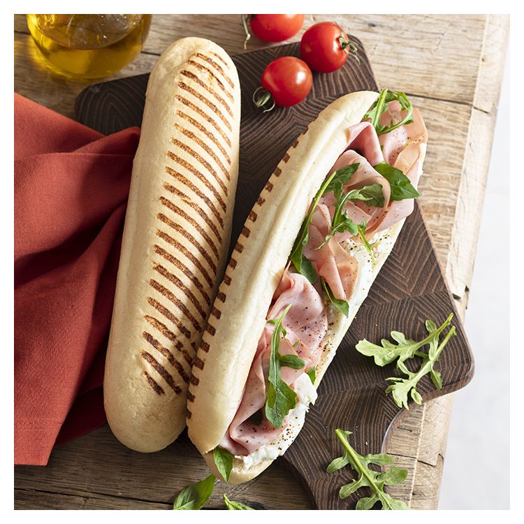 Panini prégrillé prétranché