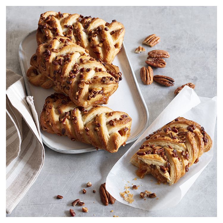 Trenza pecan con jarabe de arce