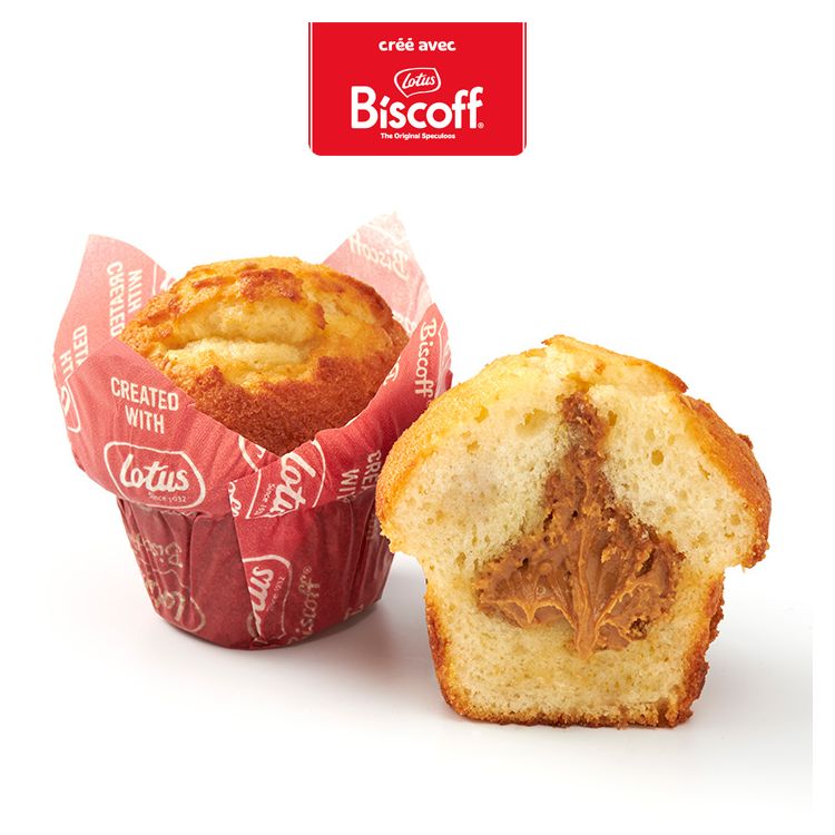 Muffin mit Lotus Biscoff® Füllung