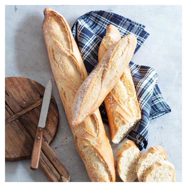 Land-Baguette mit spitzen Enden