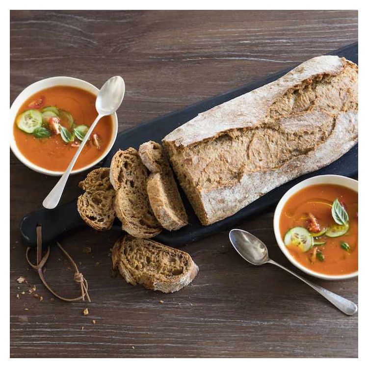 Hand-crafted malted wheat loaf