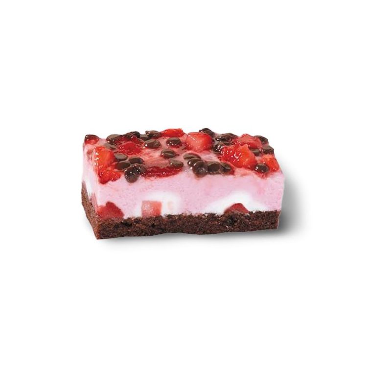 Tranche aux fraises vegan