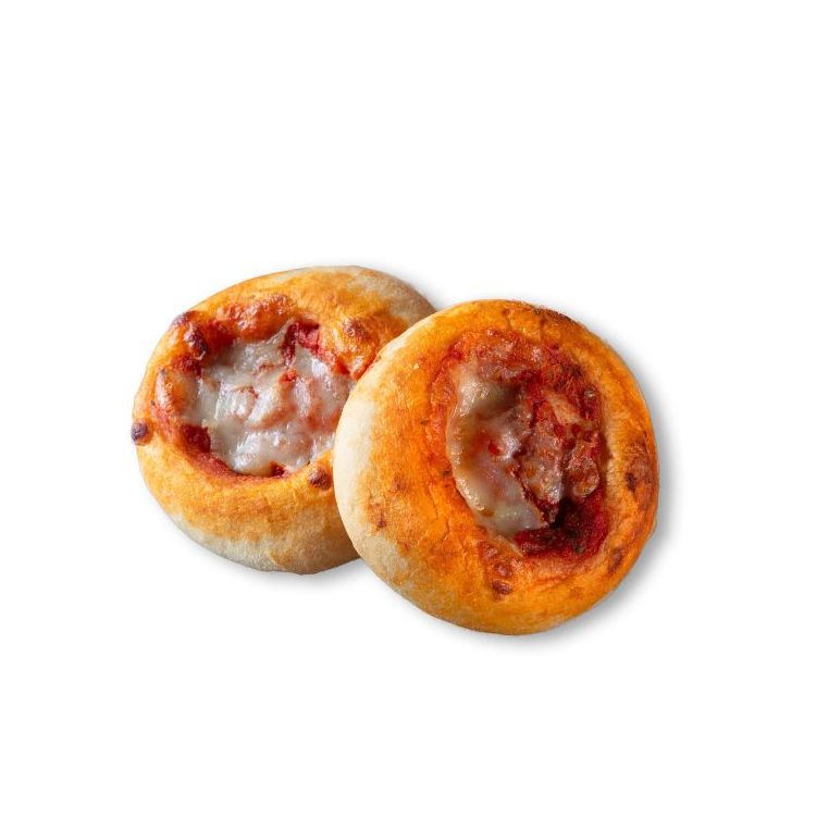 Mini pizzette pomodoro e mozzarella