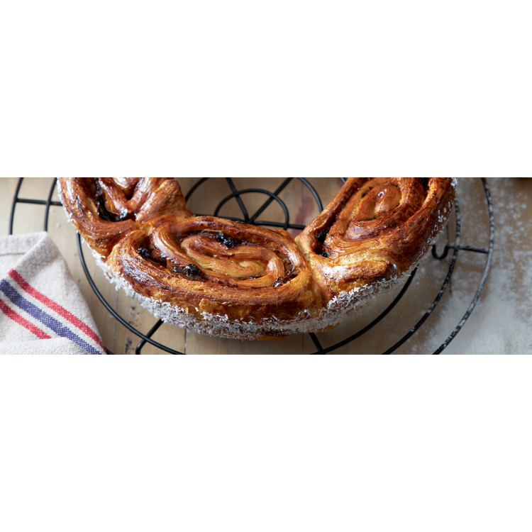 COURONNE DE PAINS AUX RAISINS 