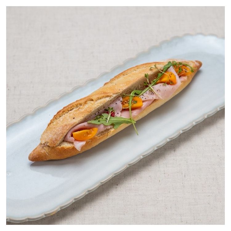 Rustic half baguette