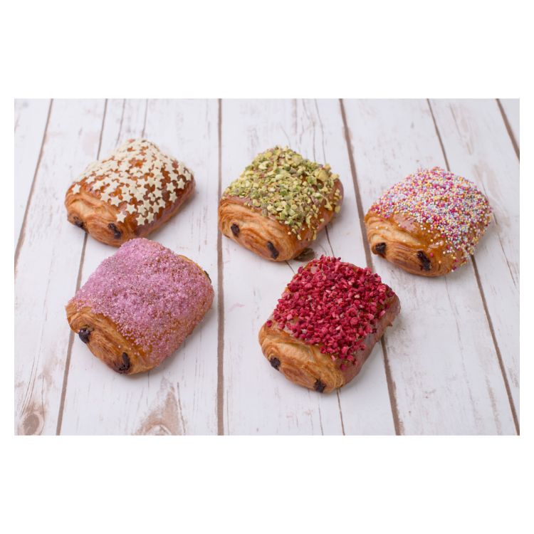 Chocoladebroodje met boter (21%)