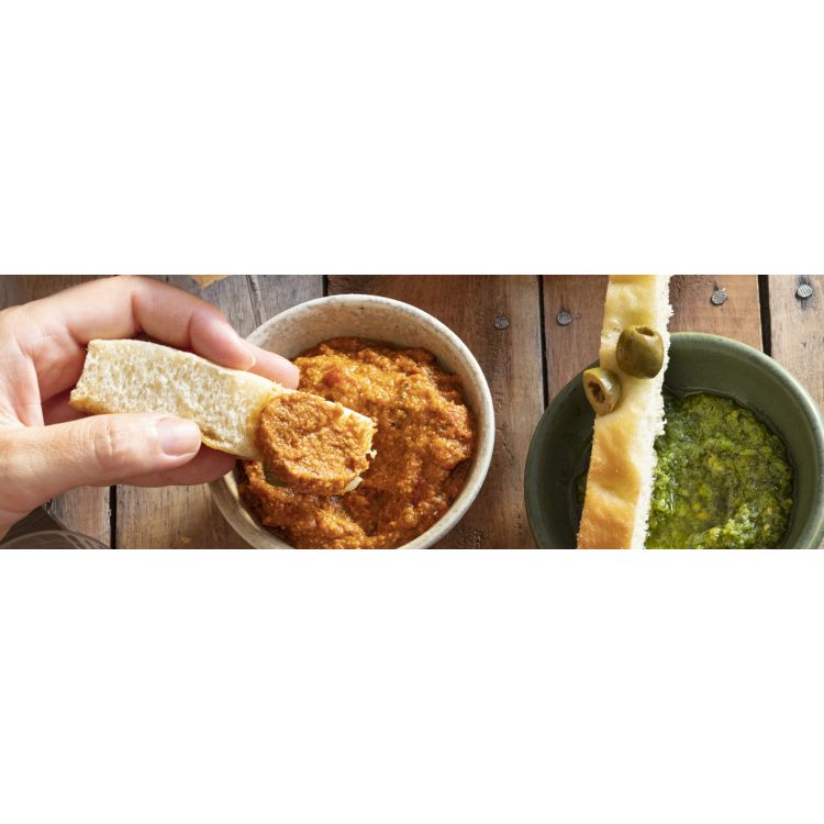 CROSTINI DI FOCACCIA 