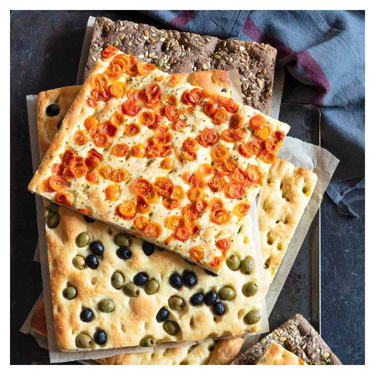 Focaccia olives 720g
