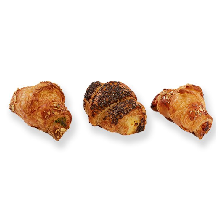 Assortiment mini croissants salés