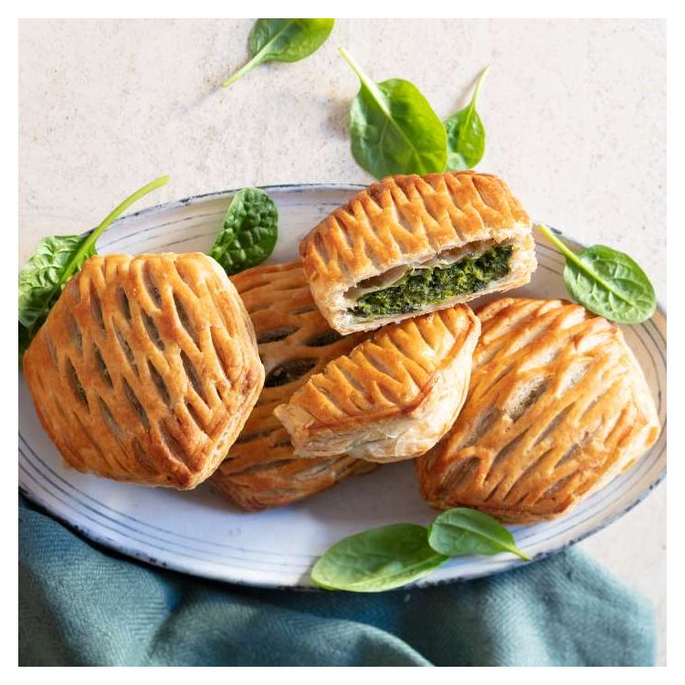 Spinach puff pastry